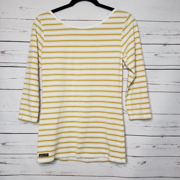 Matilda Jane Yellow Striped Top - Picture 7 of 8